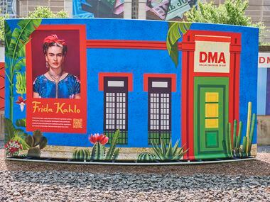 The Dallas Museum of Art is hosting a pop-up installation featuring its exhibition "Frida Kahlo: Five Works," in Irving.