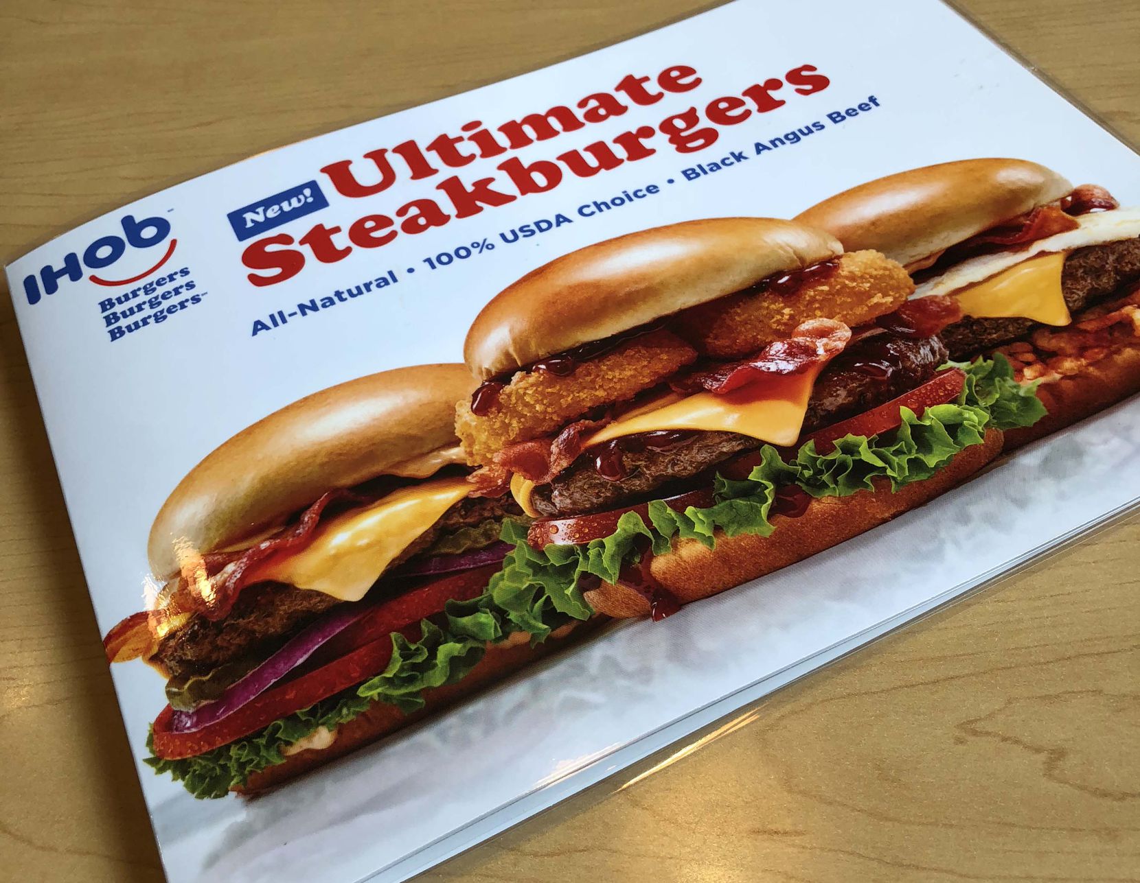 IHOP, which temporarily re-branded itself IHOb, has a separate burger menu that lists seven...