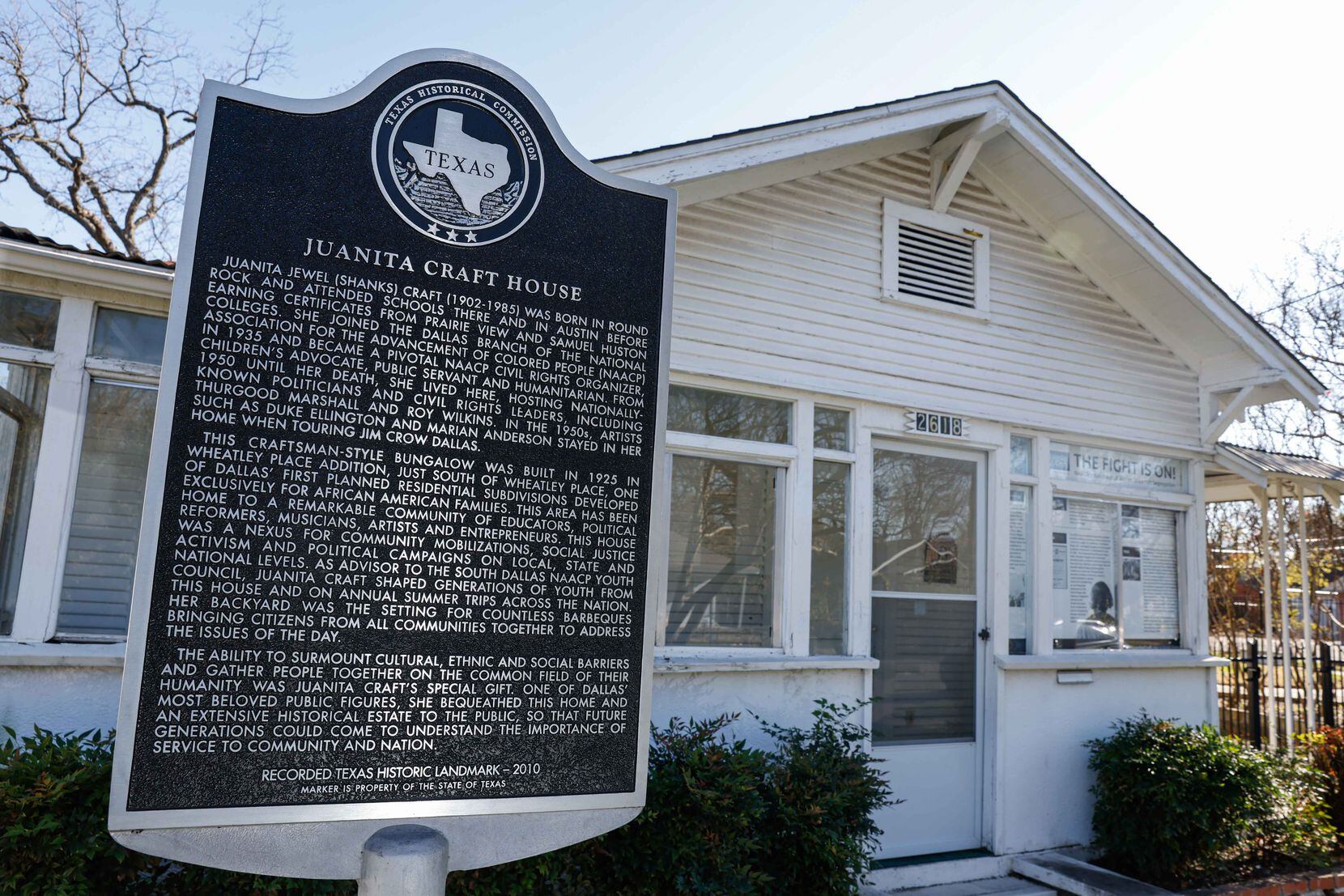 Many household names from the Civil Rights Era stopped by the Juanita Craft home, including the Rev. Martin Luther King Jr., Thurgood Marshall and former President Lyndon Johnson.