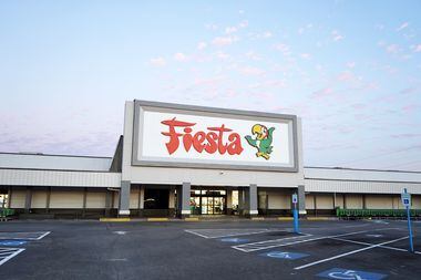 Exterior of a Fiesta Mart that is scheduled to open June 26, 2024, in Lewisville's Valley...