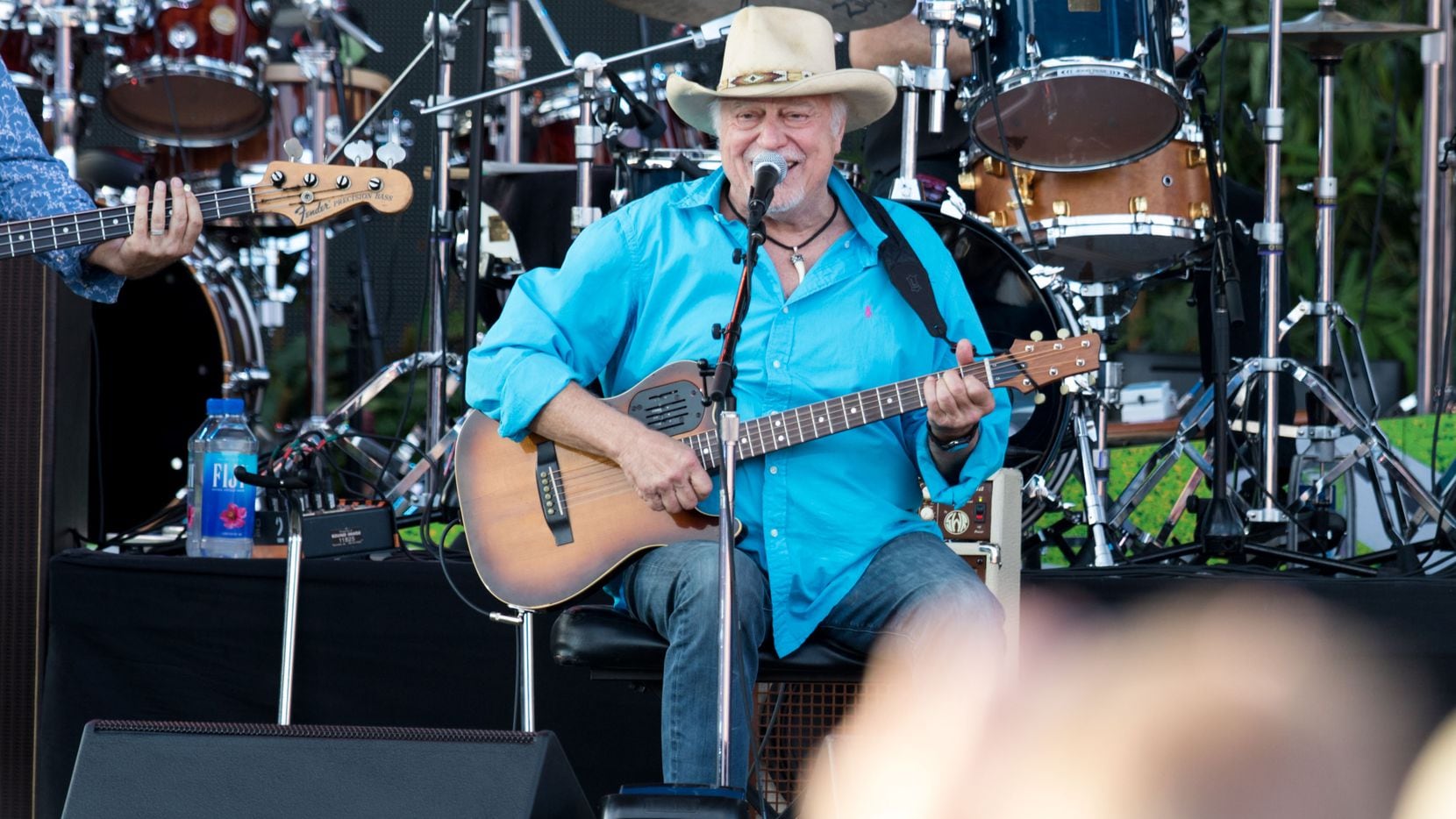 Jerry Jeff Walker performs at Toyota Stadium on May 28, 2016 in Frisco.