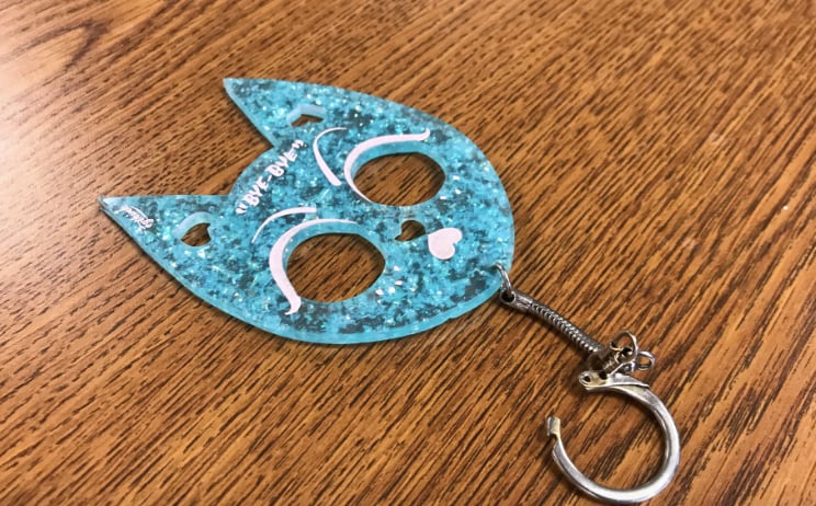 Kitty key chains like this are illegal in the state of Texas. 
