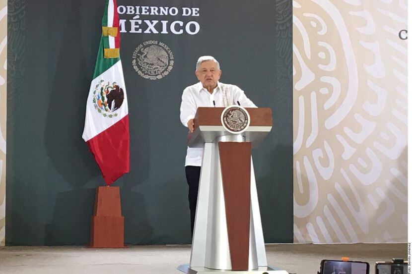 El presidente Andrés Manuel López Obrador ofreció desde Cancún, México su conferencia...