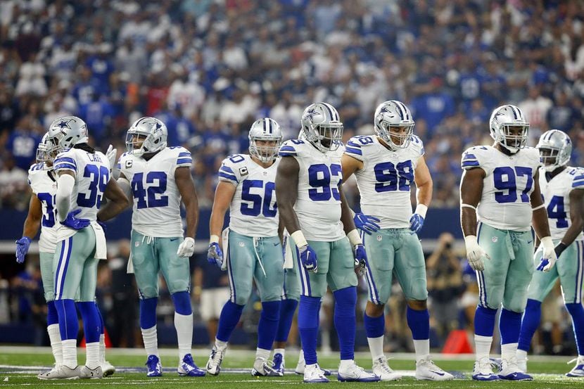 La defensiva de los Cowboys de Dallas. (DMN/TOM FOX)
