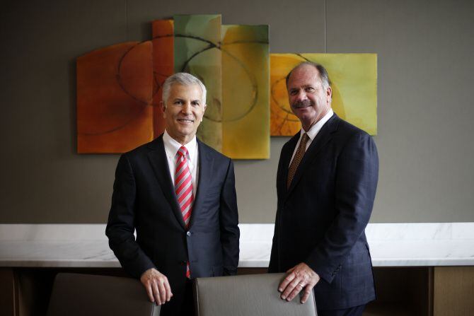 Ken Schnitzer, founder and CEO of Park Place Dealerships, and Jordan Case, president of Park...
