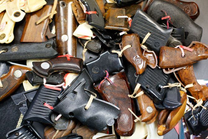 First Presbyterian Church of Dallas' ministry The Stewpot took in more 
than 50 guns with...