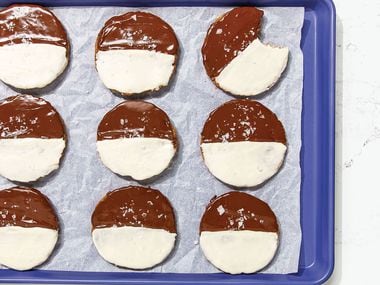 Black and white cookies in 'Jew-Ish: a Cookbook' by Jake Cohen