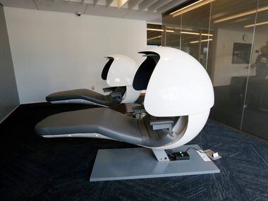 Sleep pods help with athletes' recovery at the new Baylor Scott & White Sports Therapy &...