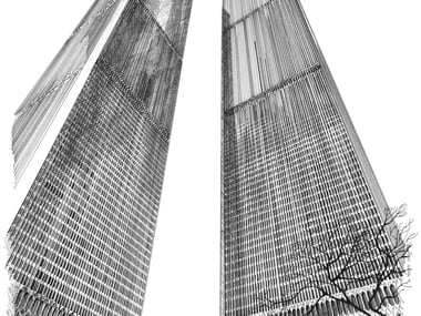The late architectural illustrator Carlos Diniz drew this rendering of the World Trade Center Twin Towers in 1963.