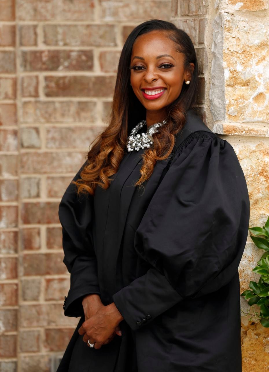 Judge Shequitta Kelly, a misdemeanor court judge, posed for a portrait where she works from...