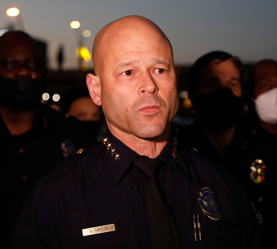 Dallas police Chief Eddie García said Monday's shooting was a tragedy for everyone involved.