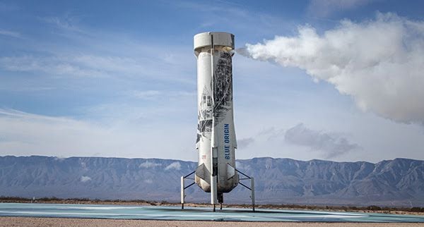 Blue Origin built a launch pad in West Texas to test its New Shepard rocket launches.