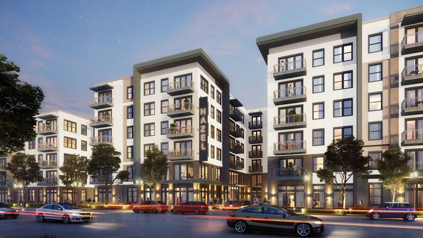 The planned Hazel apartments will have almost 400 units.