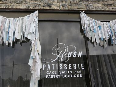 Rush Patisserie is situated along the Dallas streetcar route in Oak Cliff near the Beckley...
