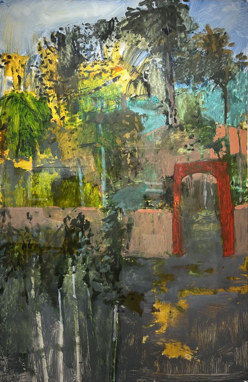 Mary Vernon: "Red Gate," at Valley House Gallery