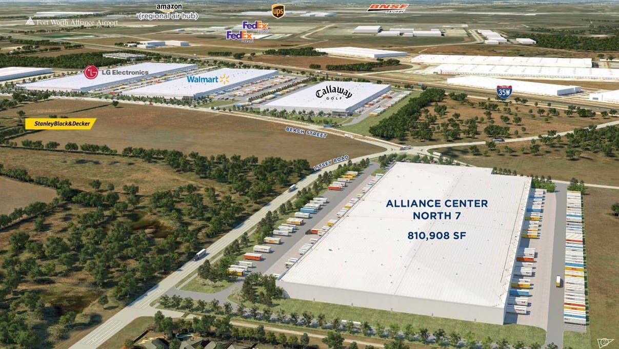Developer Hillwood is building two warehouses north of Fort Worth with about 1.3 million square feet.