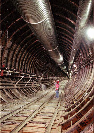 Scene from a 1996 tour of the planned Yucca Mountain nuclear waste dump about 100 miles from...