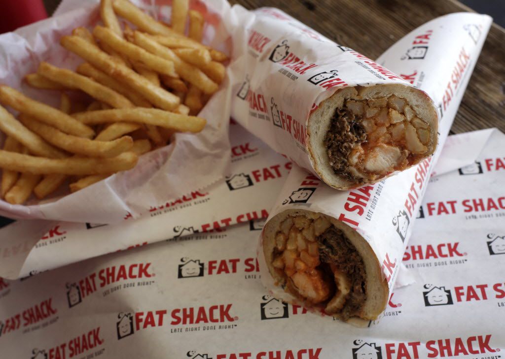The Fat Slob is a cheesesteak stuffed with chicken fingers, mozzarella sticks, french fries,...