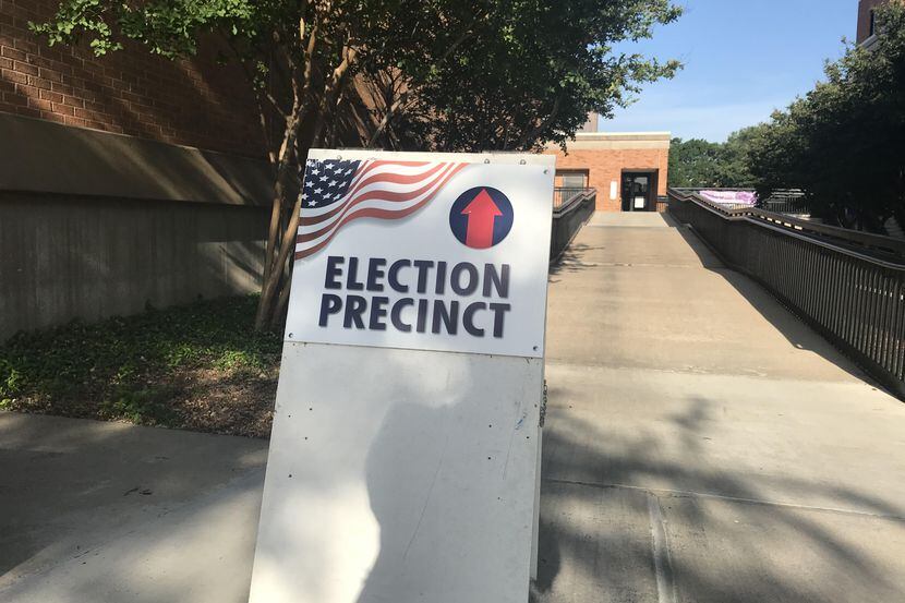 Una casilla electoral en el Condado de Dallas.(AL DIA)
