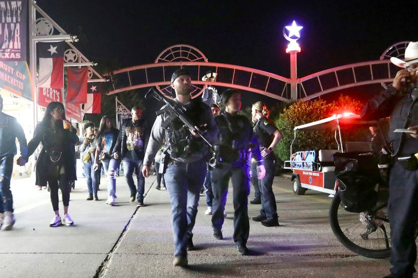 Tres personas resultaron heridas de bala el sábado en la Feria Estatal de Texas.