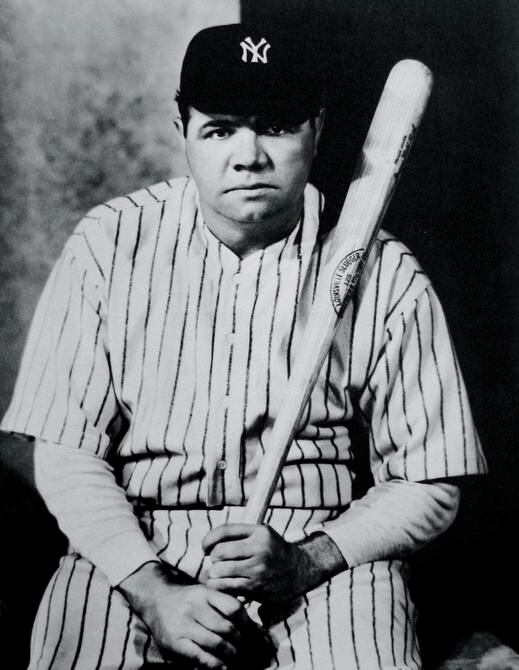 
Nickolas Muray photographed Babe Ruth in 1927. 
