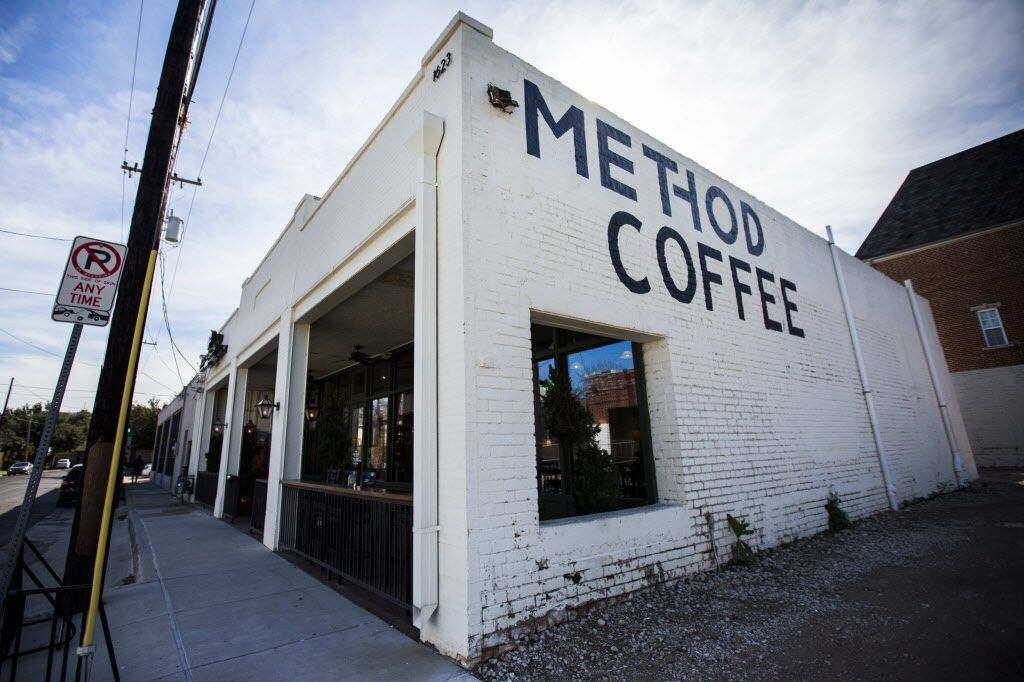 The exterior of Method: Caffeination and Fare in Dallas.