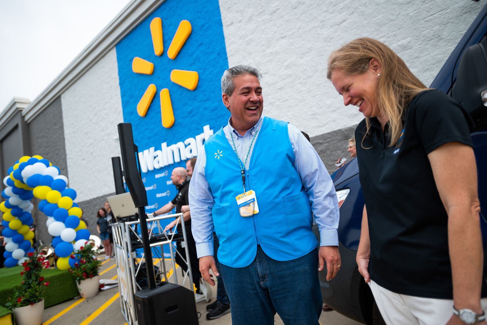 Ulises "Uli" Correa, Walmart D-FW regional vice president for store operations at Walmart,...