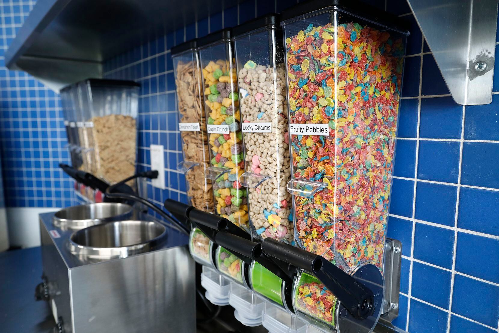 Countless combinations of ice cream creations are sold at SuperFreeze, the ice cream bar at...