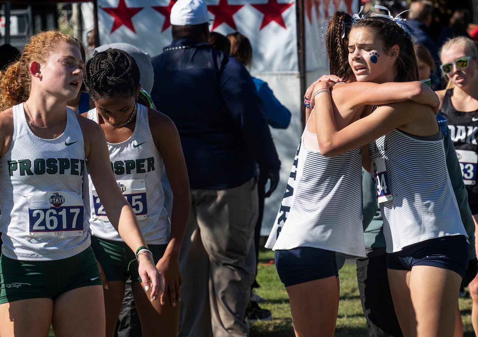 Lewisville Flower Mound Natalie Cook, (2592), center right, and Nicole Humphries, (2594),...