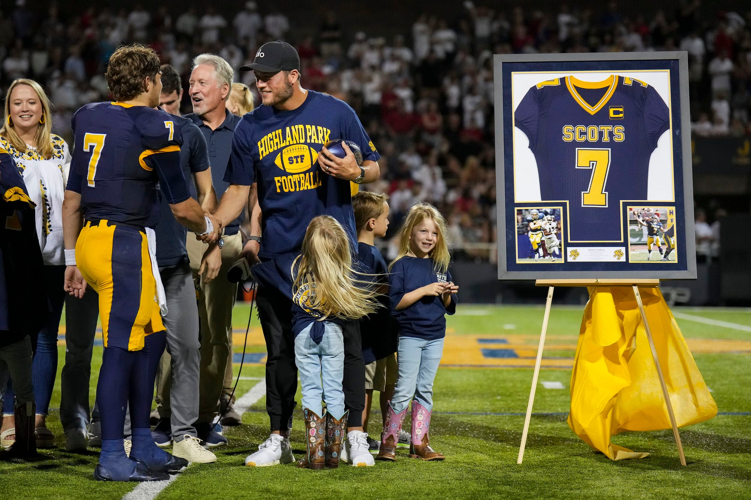 Highland Park to retire Matthew Stafford's jersey during Friday game vs.  Lake Highlands