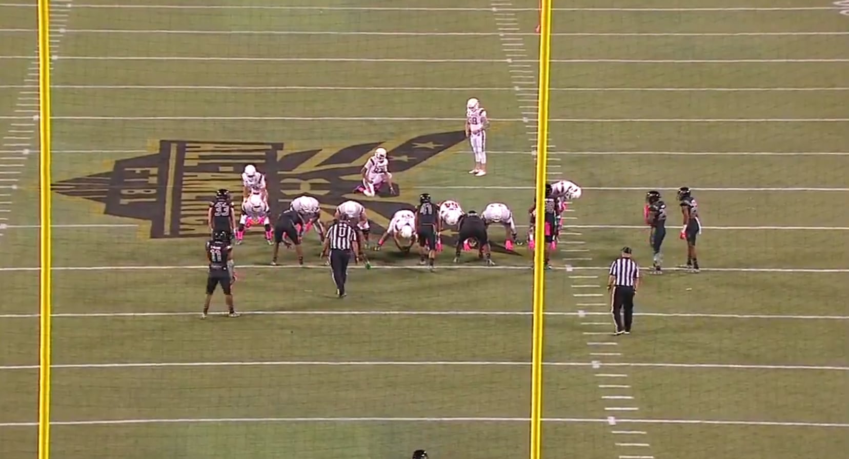 A screenshot of the ESPN2 telecast of the Under Armour All-America Game on Jan. 3, 2019