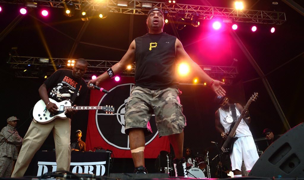 Public Enemy's Chuck D and Flavor Flav (right) in Benicassim, Spain, in 2015.