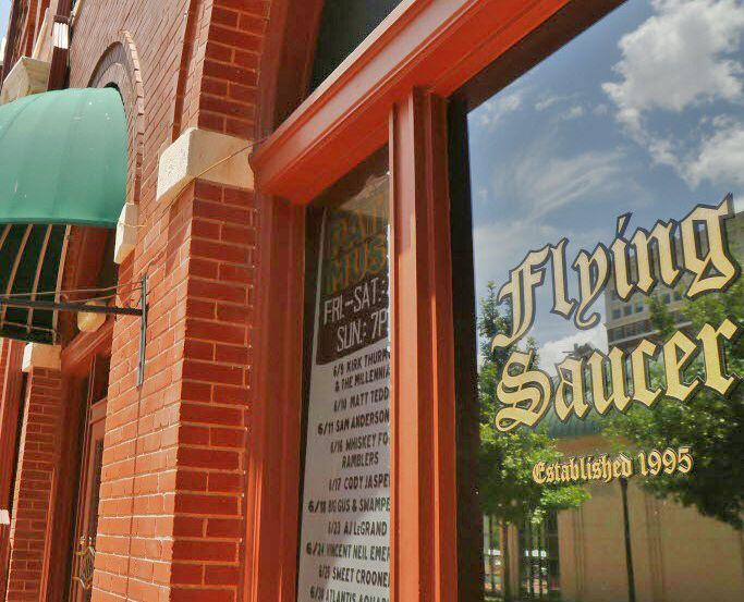 The Flying Saucer Draught Emporium in downtown Fort Worth. 