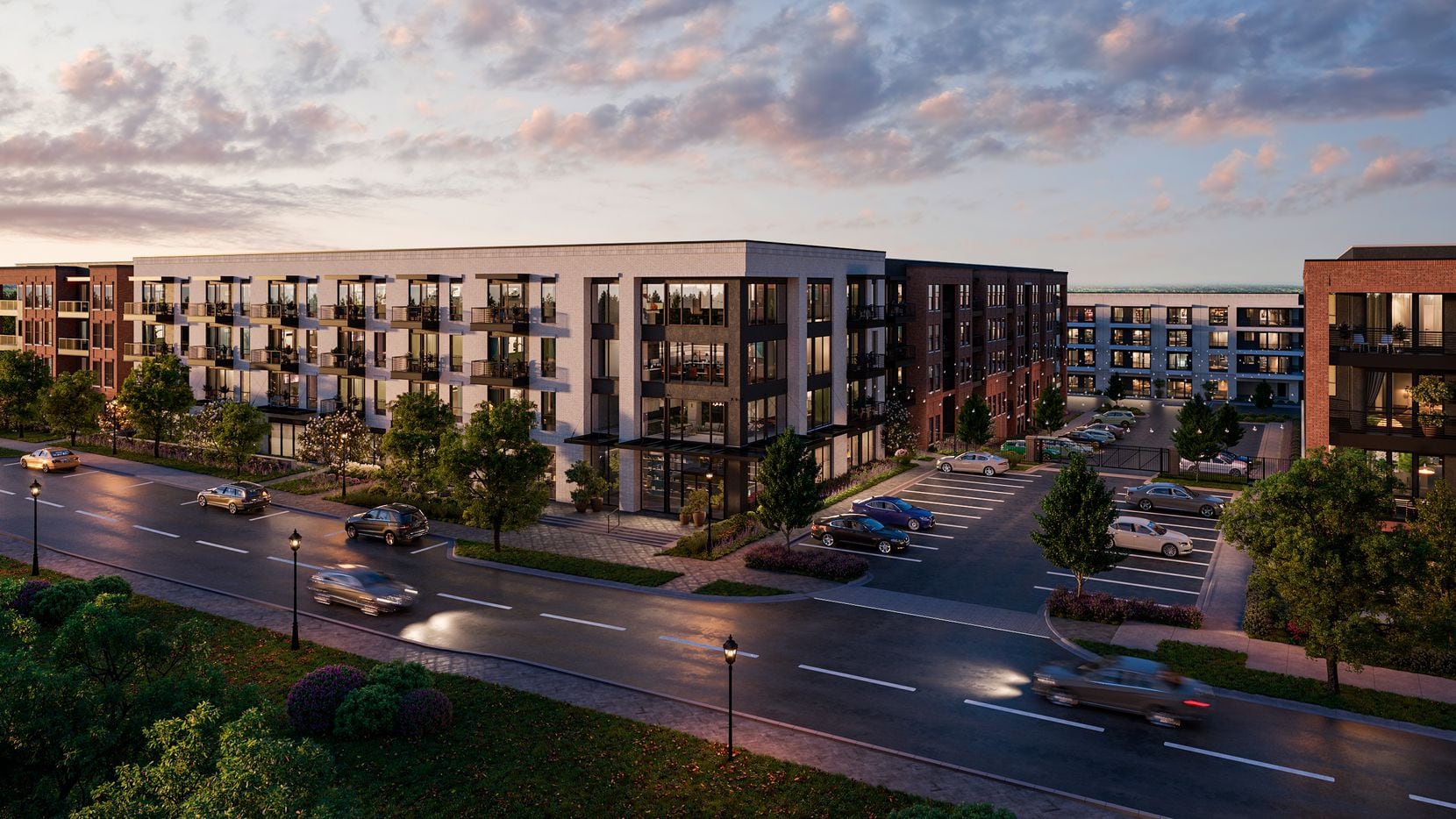 Apartment builder Toll Brothers is building the 420-unit Whitlow Apartments in Lewisville's...
