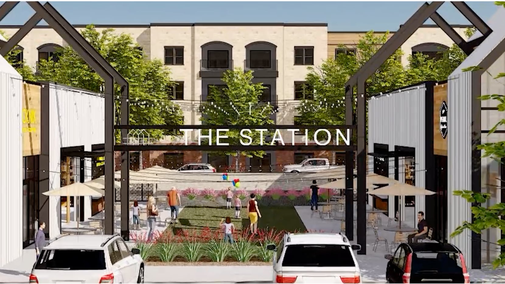 The first phase of The Station development in Sachse includes restaurants, retail and...