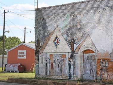 A look at deserted downtown Moran, Texas, photographed on Thursday, October 5, 2017. (Louis...