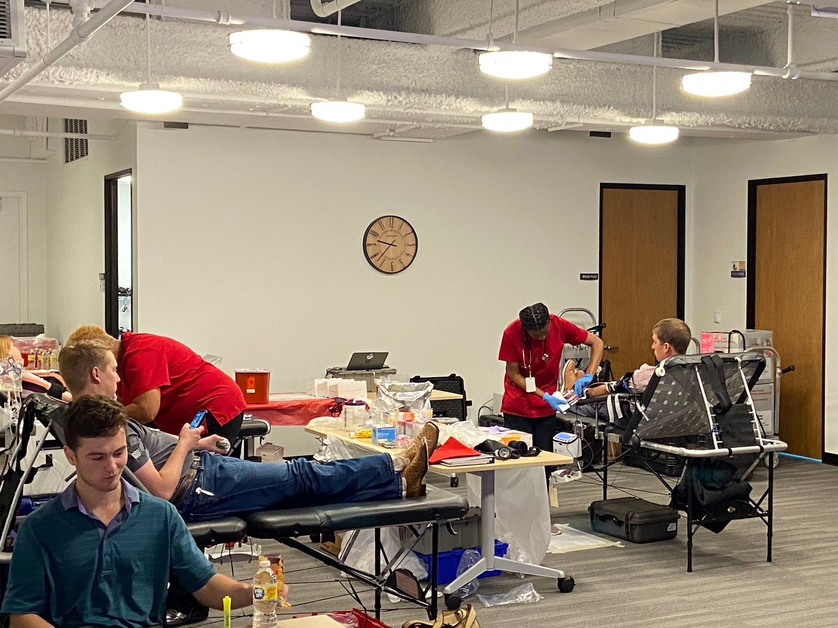 Brasfield & Gorrie Dallas hosted its first blood drive with the American Red Cross. The...