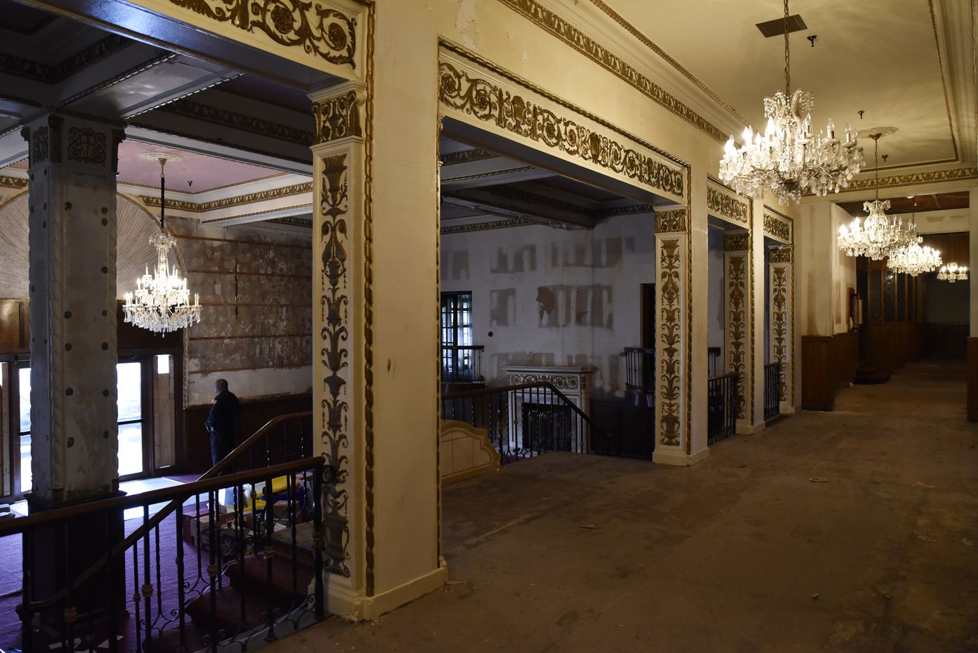 The main lobby inside the historic Ambassador Hotel seen in January 2019.