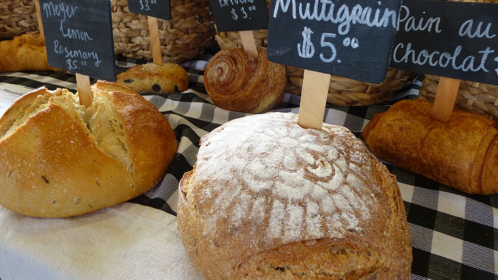 In this DMN file photo, Village Baking Co. sells fresh-baked breads, croissants and other...