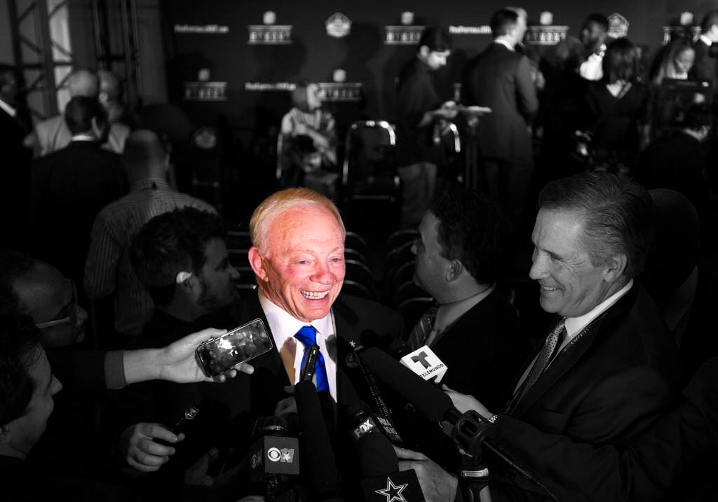 Jerry Jones. Photo/Illustration by The Dallas Morning News.