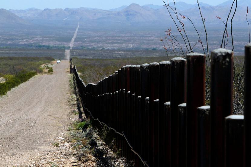 Imagen de archivo de la frontera entre Arizona y México.