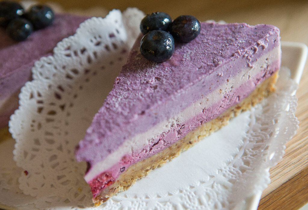 Raw tri-berry cheesecake at Reverie Bakeshop