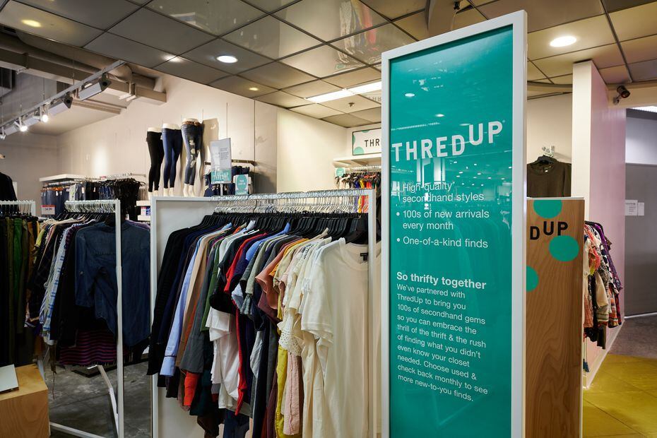 Macy's thredUP area in its Newport Centre store in Jersey City, N.J. 