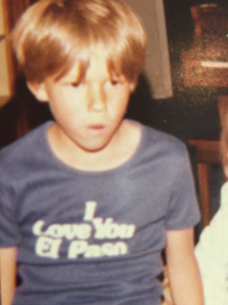 Photo of Democratic Senate candidate Beto O'Rourke as a child.