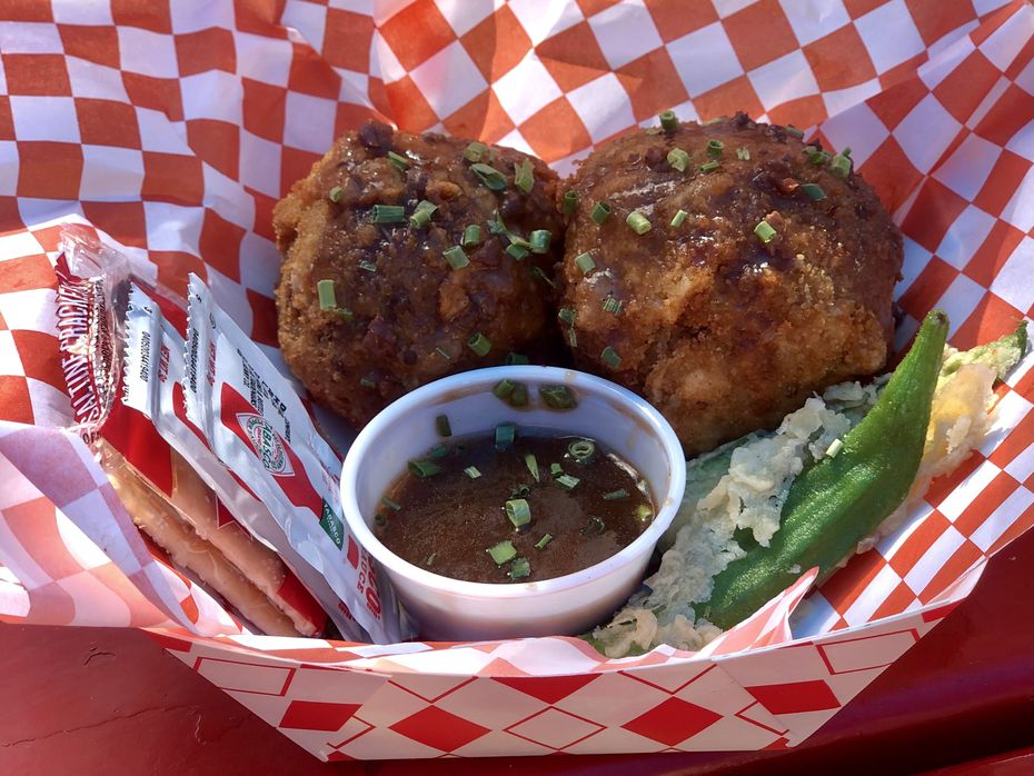 Don't skip the fried seafood okra balls at the State Fair of Texas in 2021, even though they cost $ 25.