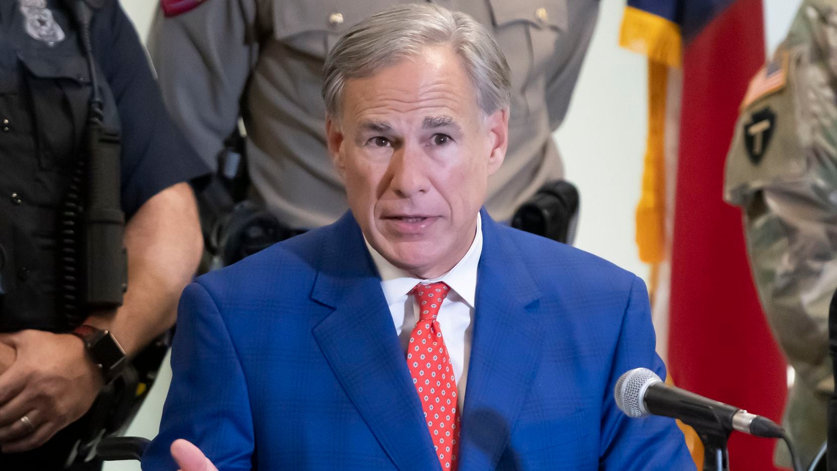 Gov. Greg Abbott is pushing back on accusations that he hasn’t thrown enough military muscle...