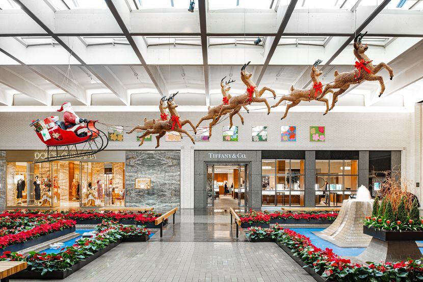 The pecan reindeer and candy Santa have - NorthPark Center