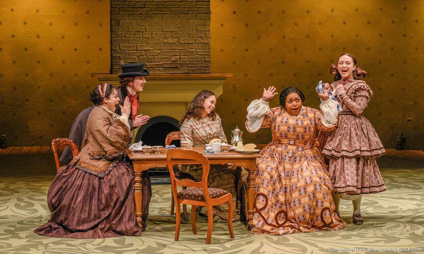 A scene from Dallas Theater Center's production of "Little Women," which runs at the Kalita...