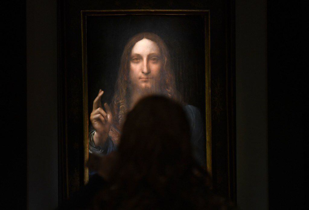 Leonardo da Vinci's Salvator Mundi (Timothy A. Clary/Agence France-Presse)