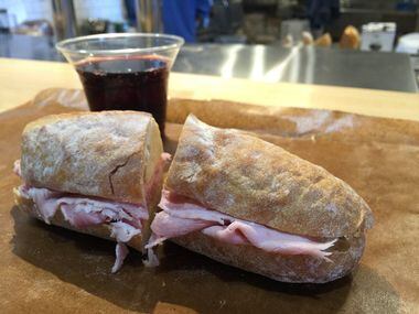 A jambon beurre sandwich at Scardello Artisan Cheese 